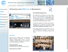 Tablet Screenshot of pro-team.net
